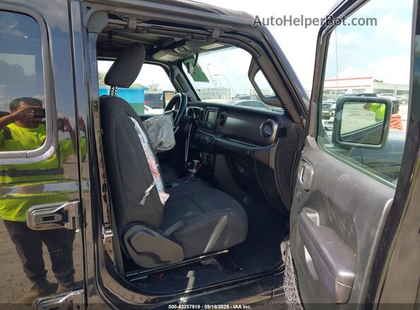 1C4HJXDG4LW280202 2020 JEEP WRANGLER UNLIMITED Black Вид салону спереду