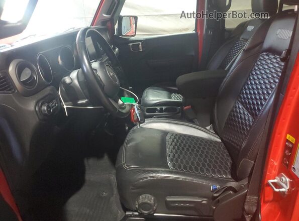 1C4HJXDG4MW512959 2021 JEEP WRANGLER Красный Вид салона спереди