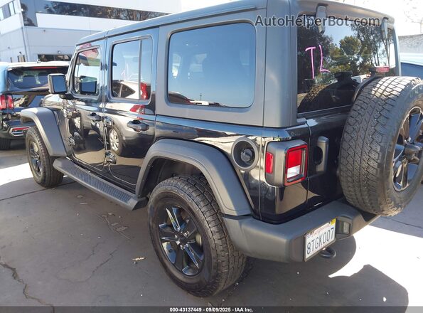 1C4HJXDG6MW508301 2021 JEEP WRANGLER UNLIMITED Black Задня ліва чверть