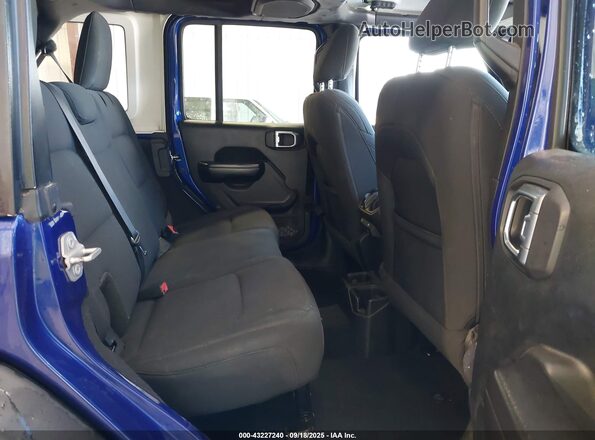 1C4HJXDG8LW298962 2020 JEEP WRANGLER UNLIMITED Blue Vista de la etiqueta del VIN