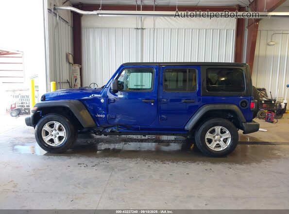 1C4HJXDG8LW298962 2020 JEEP WRANGLER UNLIMITED Blue Vista interior de 360 grados
