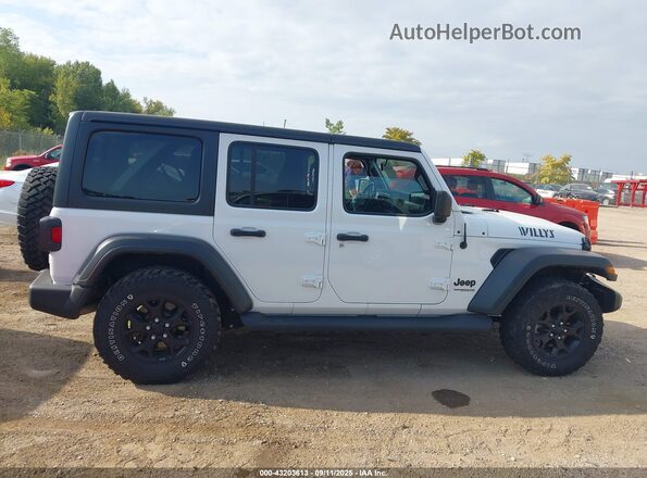 1C4HJXDG9MW612703 2021 JEEP WRANGLER UNLIMITED White უკანა სალონის ხედი