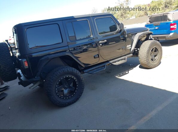 1C4HJXDN1LW112189 2020 JEEP WRANGLER UNLIMITED Black Задня права чверть