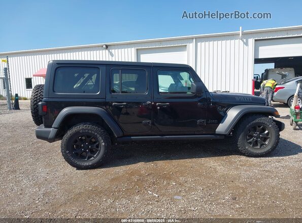 1C4HJXDN1MW648786 2021 JEEP WRANGLER UNLIMITED Черный Вид задней части салона