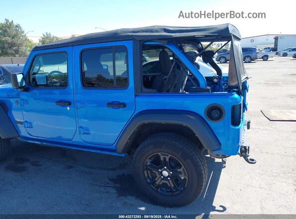 1C4HJXDN1NW194217 2022 JEEP WRANGLER UNLIMITED Синий 