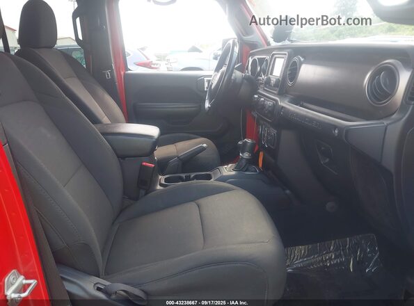 1C4HJXDN4LW213758 2020 JEEP WRANGLER UNLIMITED Red Вид салону спереду