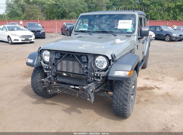 1C4HJXDN6JW249111 2018 JEEP WRANGLER UNLIMITED Gray Vista frontal