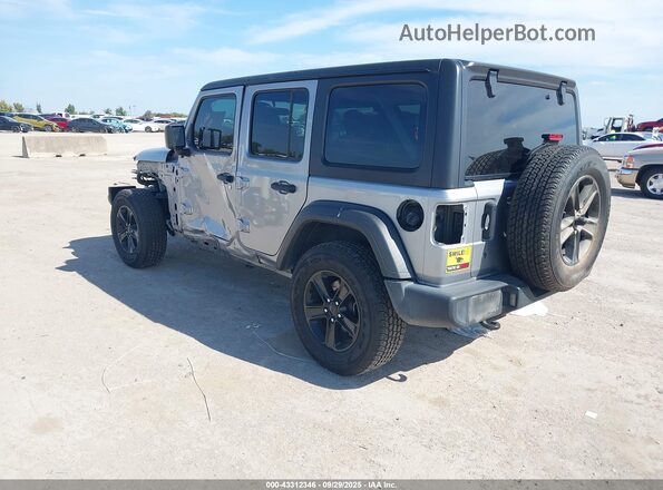 1C4HJXDN8LW123772 2020 JEEP WRANGLER UNLIMITED Silver Հետևի ձախ