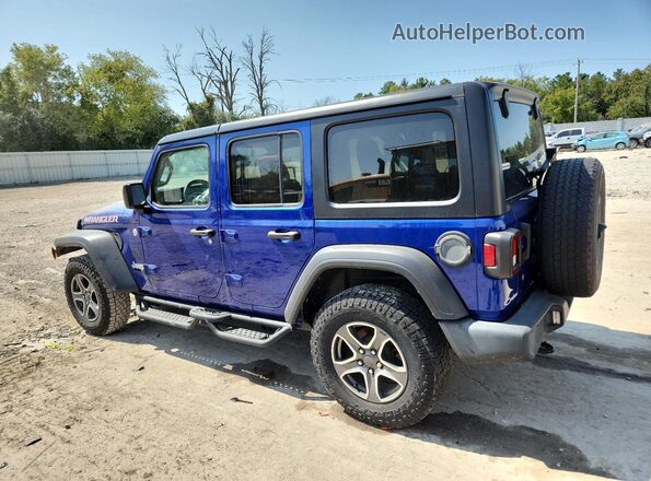 1C4HJXDN9LW105894 2020 JEEP WRANGLER Blue Задня ліва чверть