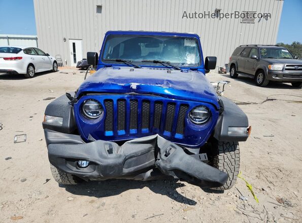 1C4HJXDN9LW105894 2020 JEEP WRANGLER Blue Вид спереду
