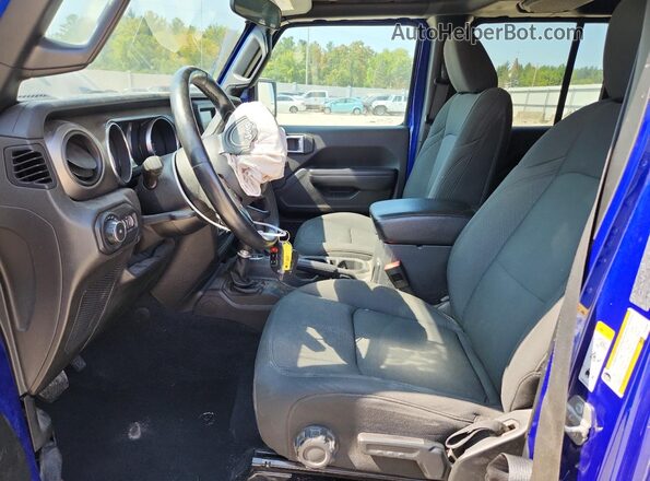 1C4HJXDN9LW105894 2020 JEEP WRANGLER Blue Вид салону спереду