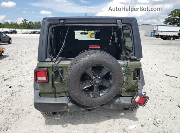 1C4HJXDN9MW535152 2021 JEEP WRANGLER Green Rear view