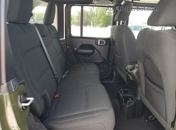 1C4HJXDN9MW535152 2021 JEEP WRANGLER Green Rear interior view