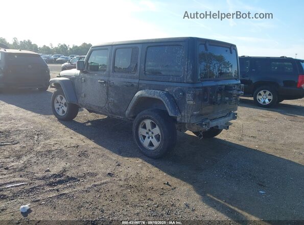 1C4HJXDN9MW557345 2021 JEEP WRANGLER UNLIMITED Black უკანა მარცხენა