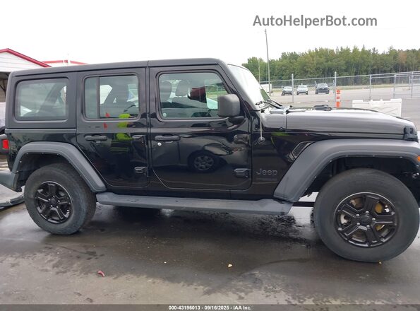 1C4HJXDN9NW133603 2022 JEEP WRANGLER UNLIMITED Black უკანა სალონის ხედი