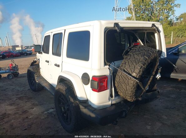 1C4HJXEG3MW782859 2021 JEEP WRANGLER UNLIMITED Белый Задняя левая четверть