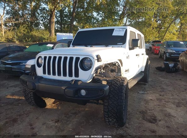 1C4HJXEG3MW782859 2021 JEEP WRANGLER UNLIMITED Белый Передняя левая четверть