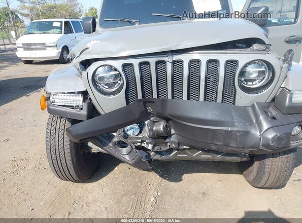 1C4HJXEM0LW323308 2020 JEEP WRANGLER UNLIMITED Gray წინა ხედი