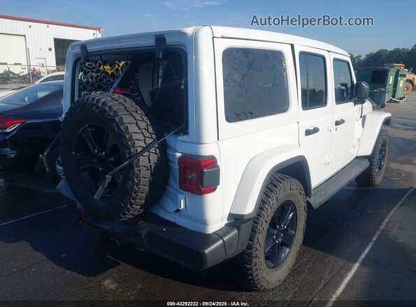 1C4HJXEM3MW598656 2021 JEEP WRANGLER UNLIMITED White Задня права чверть