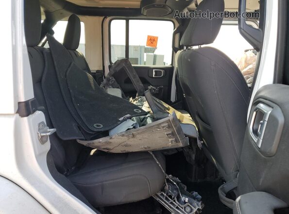 1C4HJXEN1LW115382 2020 JEEP WRANGLER White უკანა სავარძლების ხედი