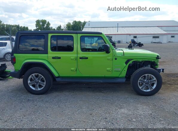 1C4HJXEN4LW151423 2020 JEEP WRANGLER UNLIMITED Green Սալոնի 360 աստիճան տեսք