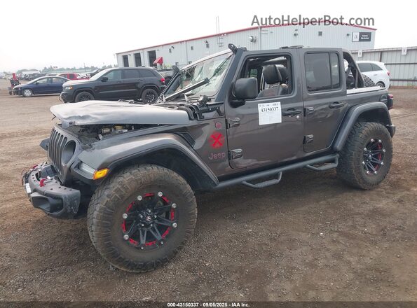 1C4HJXFG0JW159869 2018 JEEP WRANGLER UNLIMITED Серый 