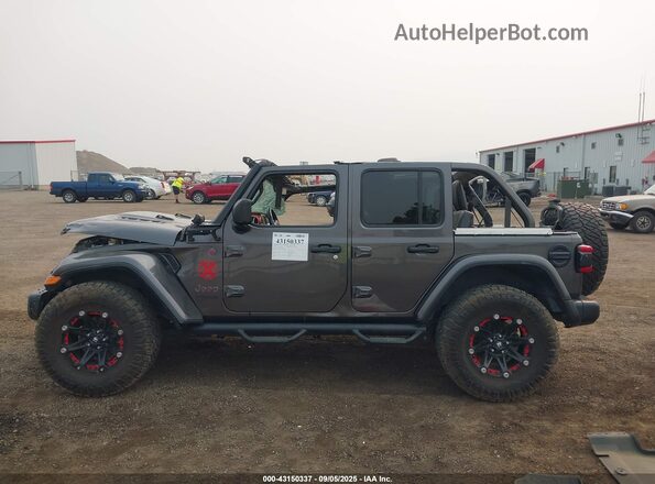 1C4HJXFG0JW159869 2018 JEEP WRANGLER UNLIMITED Серый 
