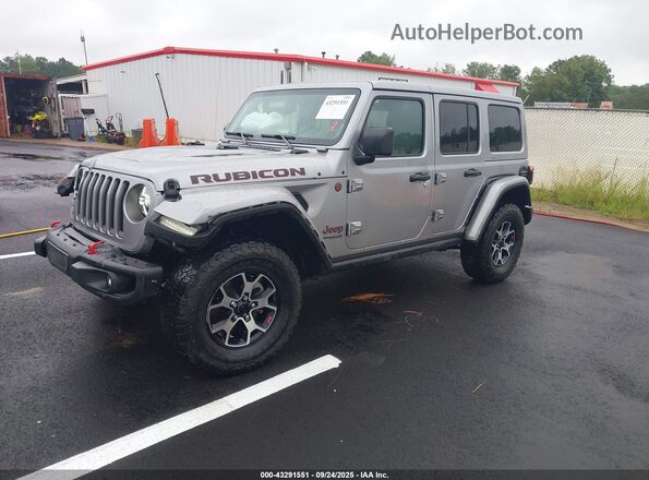 1C4HJXFG3MW563317 2021 JEEP WRANGLER UNLIMITED Silver Vista tres cuartos delantera izquierda