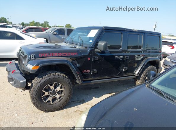 1C4HJXFN4MW524282 2021 JEEP WRANGLER UNLIMITED Black Widok wnętrza 360 stopni
