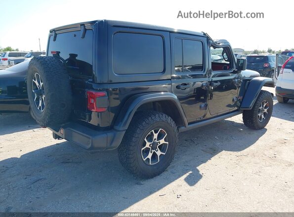 1C4HJXFN4MW524282 2021 JEEP WRANGLER UNLIMITED Black Tył prawy