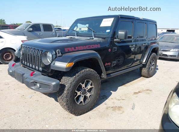 1C4HJXFN4MW524282 2021 JEEP WRANGLER UNLIMITED Black Przód lewy