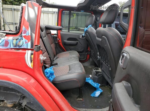 1C4HJXFN7MW649602 2021 JEEP WRANGLER Red Rear interior view