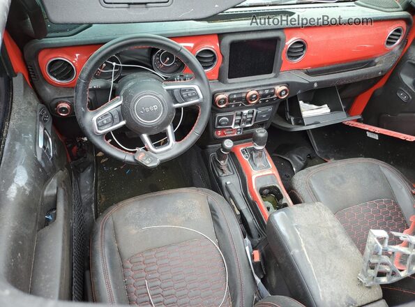 1C4HJXFN7MW649602 2021 JEEP WRANGLER Red Dashboard view
