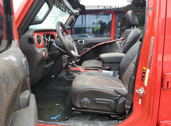 1C4HJXFN7MW649602 2021 JEEP WRANGLER Red Front interior view