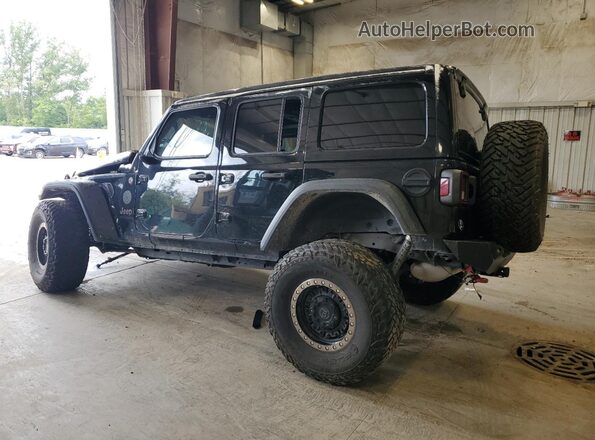 1C4HJXFNXMW783648 2021 JEEP WRANGLER Black Trasero izquierdo