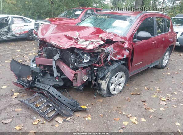 1C4NJCBB4GD693936 2016 JEEP COMPASS Burgundy 