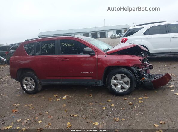 1C4NJCBB4GD693936 2016 JEEP COMPASS Burgundy 