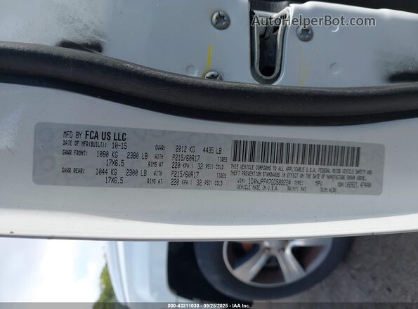 1C4NJPFA7GD589224 2016 JEEP PATRIOT White Շարժիչի բաժամունքի տեսք