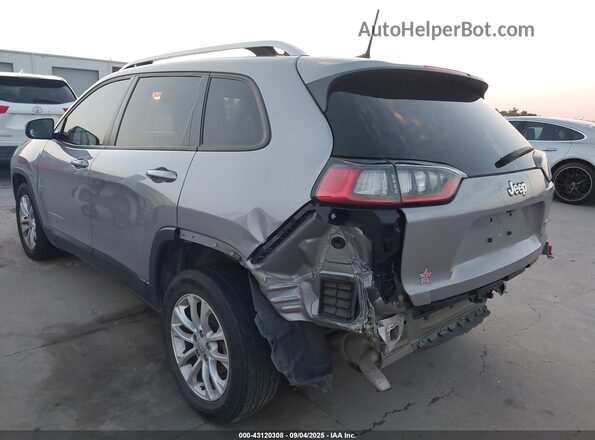 1C4PJLCB0LD528130 2020 JEEP CHEROKEE Silver Front view