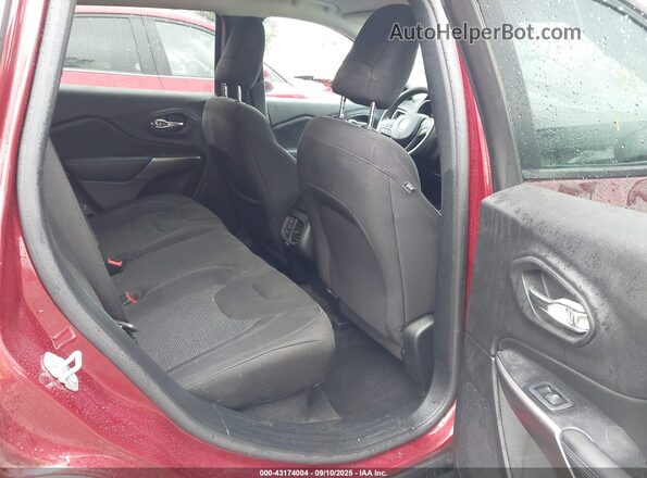 1C4PJLCB0MD116243 2021 JEEP CHEROKEE Maroon Vista de la etiqueta del VIN