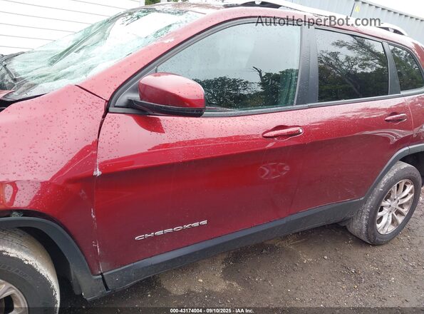 1C4PJLCB0MD116243 2021 JEEP CHEROKEE Maroon Vista interior de 360 grados