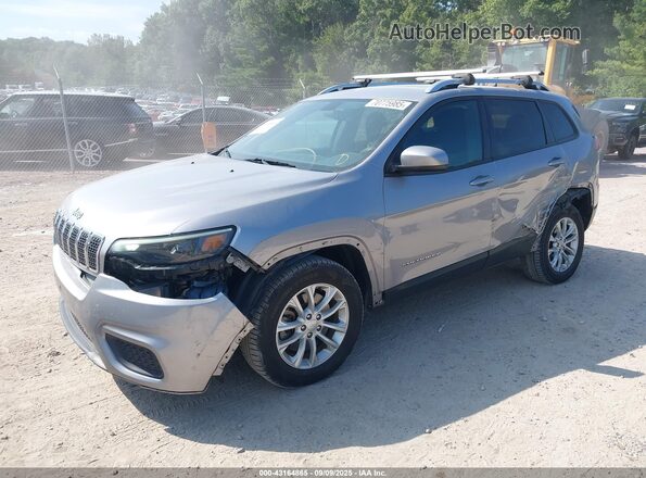 1C4PJLCB4LD652630 2020 JEEP CHEROKEE Silver წინა მარცხენა ხედი სამი მეოთხედიდან