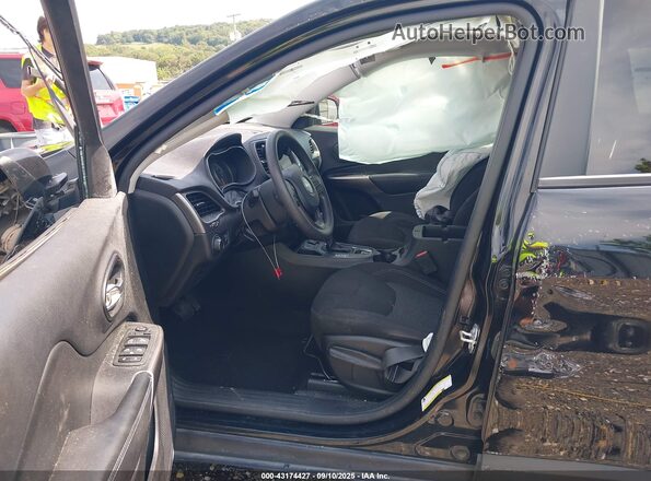 1C4PJLCB9LD639632 2020 JEEP CHEROKEE Black წინა სალონის ხედი