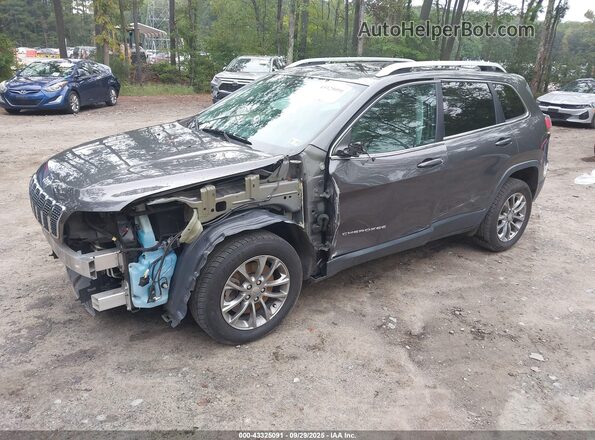 1C4PJLLB2LD511734 2020 JEEP CHEROKEE Gray Առջևի ձախ երեք քառորդ տեսարան