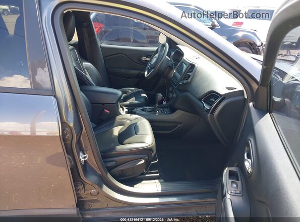 1C4PJLLB3LD585518 2020 JEEP CHEROKEE Gray Widok wnętrza z przodu