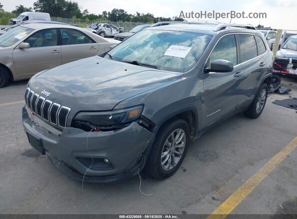 1C4PJLLB5MD164417 2021 JEEP CHEROKEE Gray Առջևի ձախ երեք քառորդ տեսարան