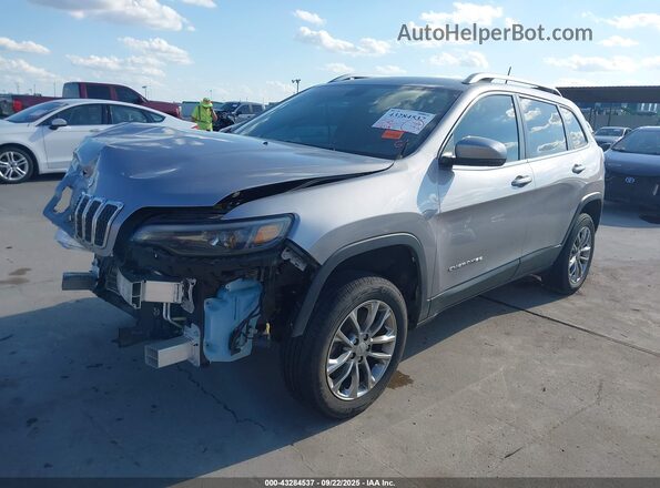1C4PJLLB6LD618897 2020 JEEP CHEROKEE Silver Առջևի ձախ երեք քառորդ տեսարան