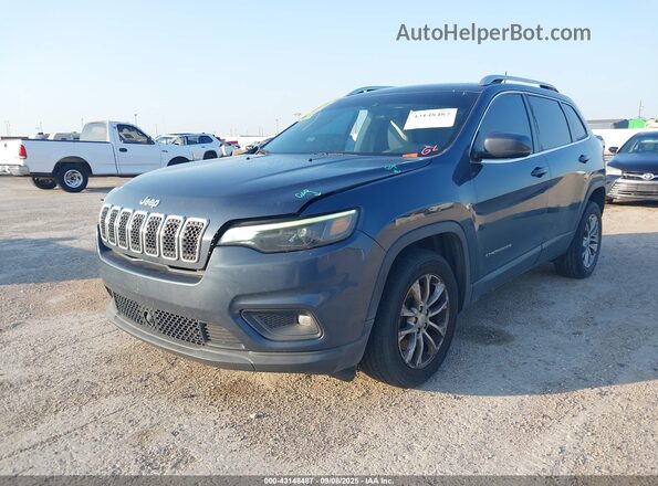 1C4PJLLB6MD145598 2021 JEEP CHEROKEE Синий Передняя левая четверть