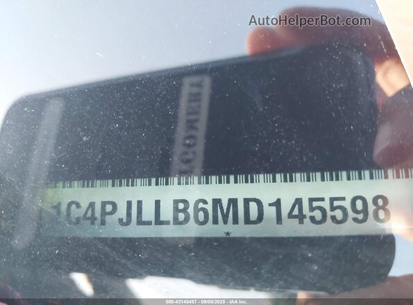 1C4PJLLB6MD145598 2021 JEEP CHEROKEE Синий Вид подкапотного пространства