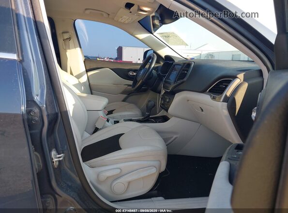 1C4PJLLB6MD145598 2021 JEEP CHEROKEE Синий Вид салона спереди